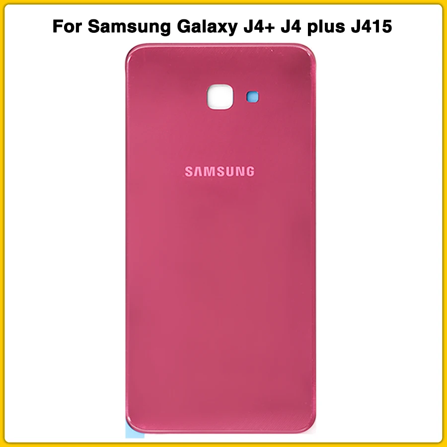 J4+ чехол для samsung Galaxy J4 Plus J415 SM-J415F SM-J415FN/DS корпус батареи задняя крышка Дверь задняя крышка стекло