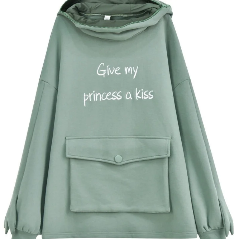 

Harajuku Frog Anime Hoodie Women Korean Long Sleeve Oversized Streetwear Pullover Sweatshirts Kpop Gothic Cosplay Clothes Tops