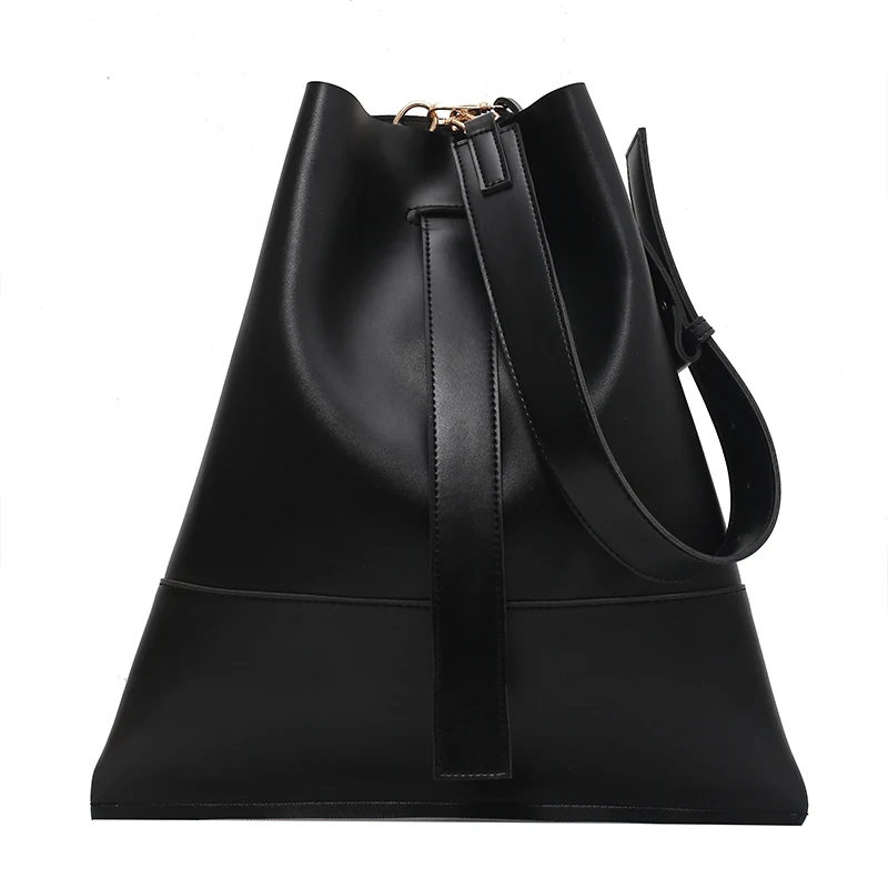 

Luxury Fashion Women Handbag High Capacity Bucket Bag PU Leather Crossbody Shoulder Bags