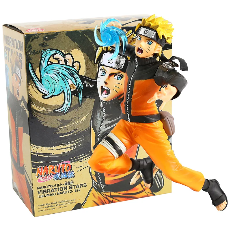 box Наруто Ураганные Хроники Наруто Узумаки Rasengan Battle Ver. ПВХ фигурка Коллекционная модель игрушки - Цвет: box