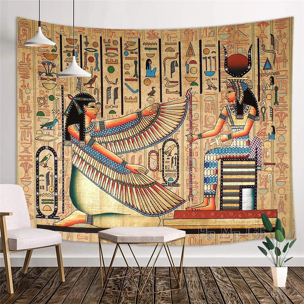 Египетский Папирус искусство глаз хора гобелен многофункциональное украшение