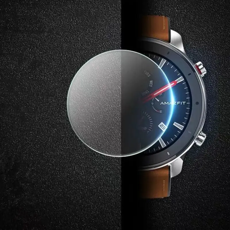 42/47mm Smart Watch Tempered Glass Screen Protector For Huami AMAZFIT GTR Protective Wristband Strap | Электроника