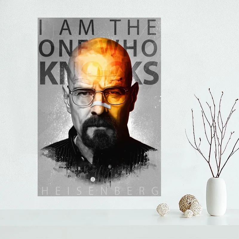 Плакат на заказ с надписью "I Am One Knocks", Шелковый плакат на холсте, модное украшение для дома, хороший дизайн, тканевый плакат