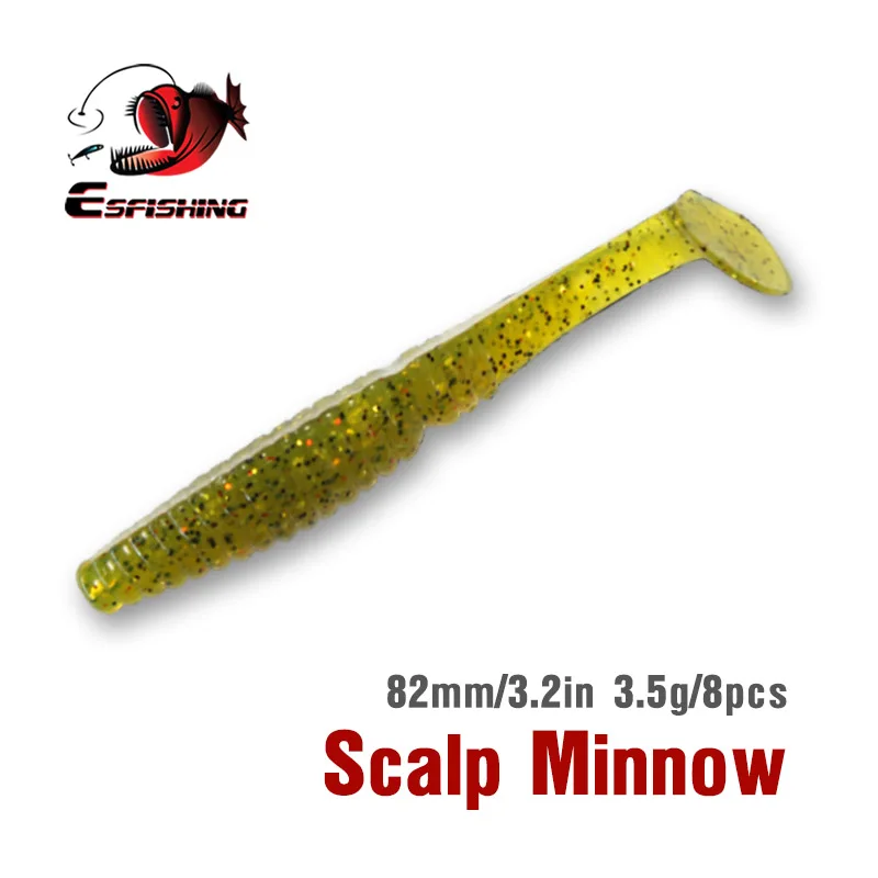 KESFISHING приманки мягкие 8 2 см шт. 3 5 г головы Minnow Реалистичная приманка для ловли