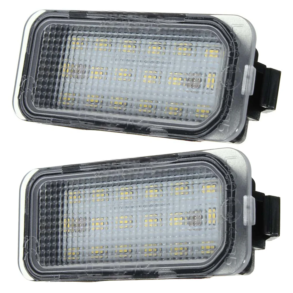 

2pcs ABS LED Number License Plate Light 12V Signal Light For Ford FOCUS MK II FIESTA MK VII MONDEO MK IV KUGA S-MAX 2008-2019