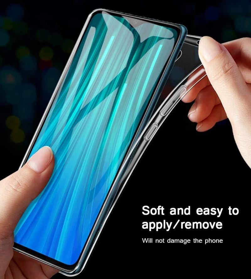 Набор мягких защитных пленок на весь корпус для Xiaomi Redmi Note 8 Pro Гидрогелевая пленка