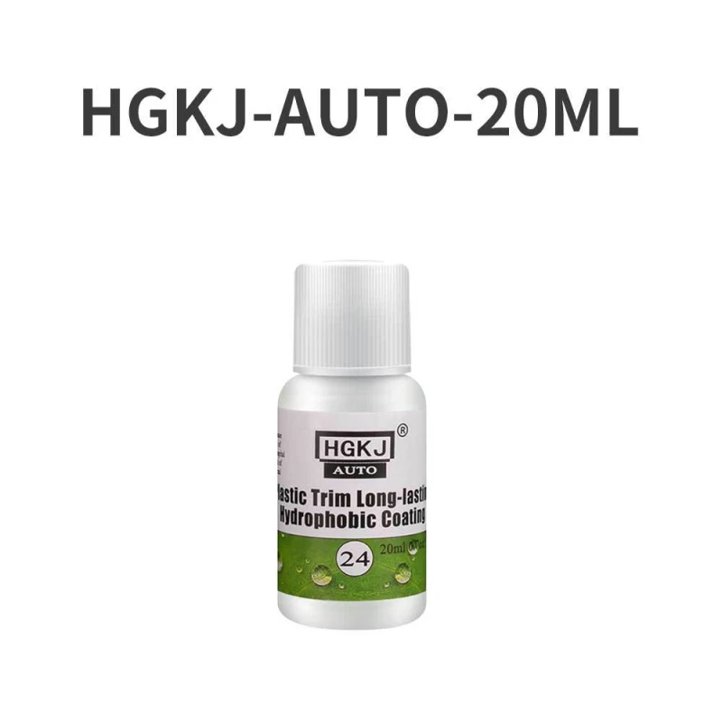 

HGKJ AUTO-24-30ml Plastic Trim Long-lasting Hydrophobic Coating Automobiles Parts Accessories Car Wash Maintenance