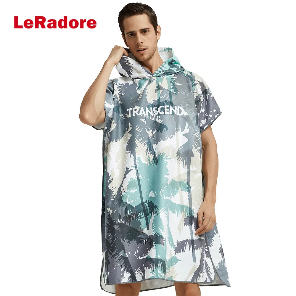 Износостойкое быстросохнущее полотенце с капюшоном для мужчин и женщин пляж