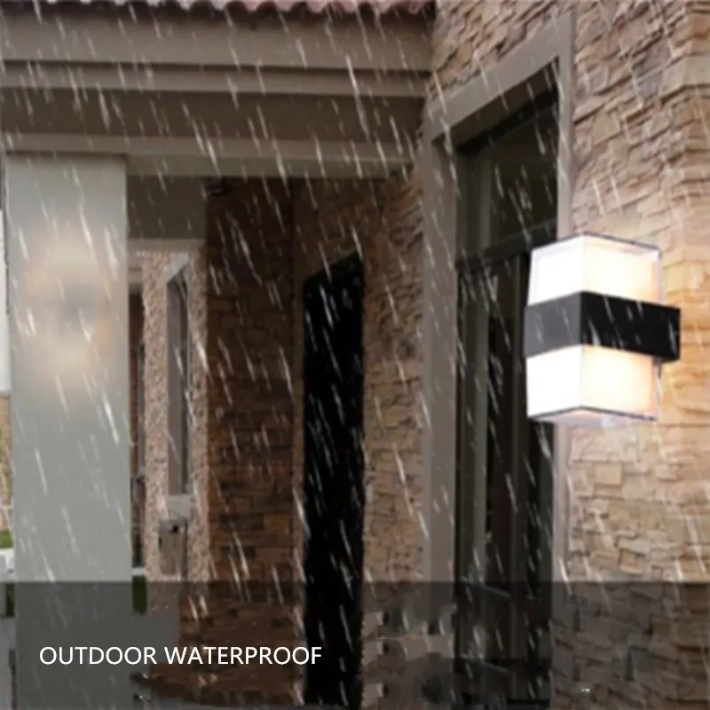 Светодиодный акриловый настенный светильник Kenlux вверх вниз 6/12 Вт стандартное