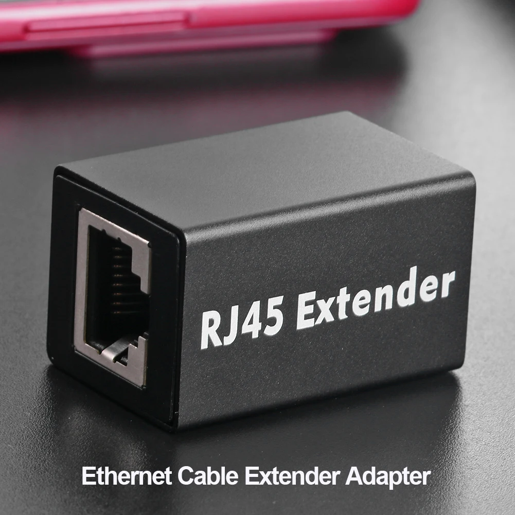

Network LAN Connector Extender RJ45 Ethernet Cable Head Adapter Female to Female for Household Computer Accessory
