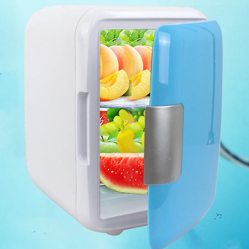 

4L Large Capacity Household Car Refrigerator Mini Ultra-quiet Desktop Refrigerator Portable Beverage Cooler