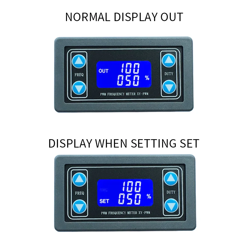 DC 3.3-30V Function Generator LCD Display PWM Pulse Frequency Duty Cycle Rectangular Wave Square Signal | Инструменты