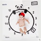 Новорожденный ежемесячный рост фон для фотосъемки новорожденных мальчиков и девочек 2021 CC06.28