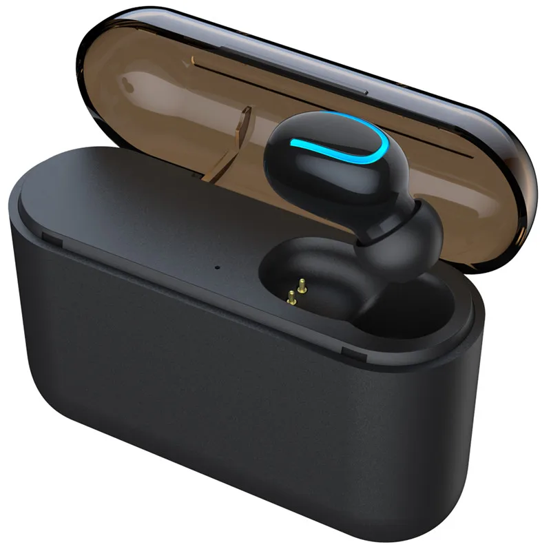 Q32 Bluetooth 5,0 наушники TWS беспроводные наушники Bluetooth наушники Handsfree Наушники игровая гарнитура телефон PK HBQ - Цвет: single black