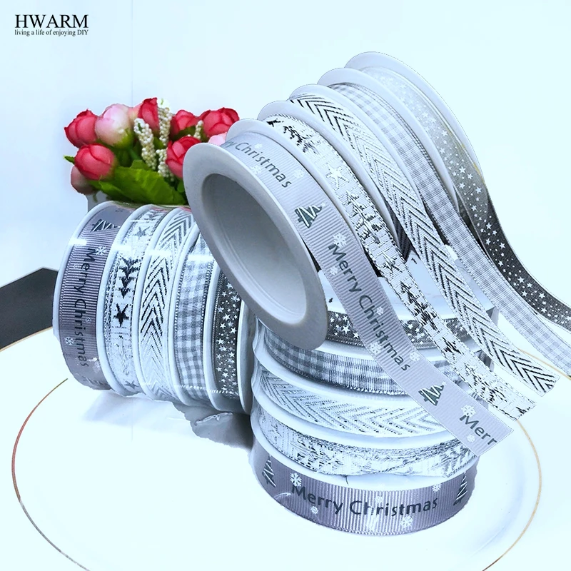 4 партии серебряные рождественские украшения кружевная лента для упаковки