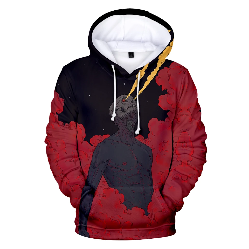 

2021 Fashion Men's Hoodies Boy Street Wear Sweatshirt Ladies Casual 3d Hooded Fire and Skull Hip Hop Girl Pullover Harajuku Top