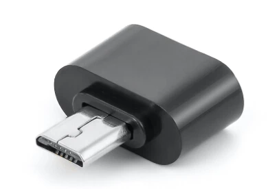 Black 2 шт. Мини OTG USB кабель OTG адаптер Micro USB к USB конвертер Mini Micro USB штекер для планшетных ПК Android samsung Xiaomi htc SONY - Цвет: Black