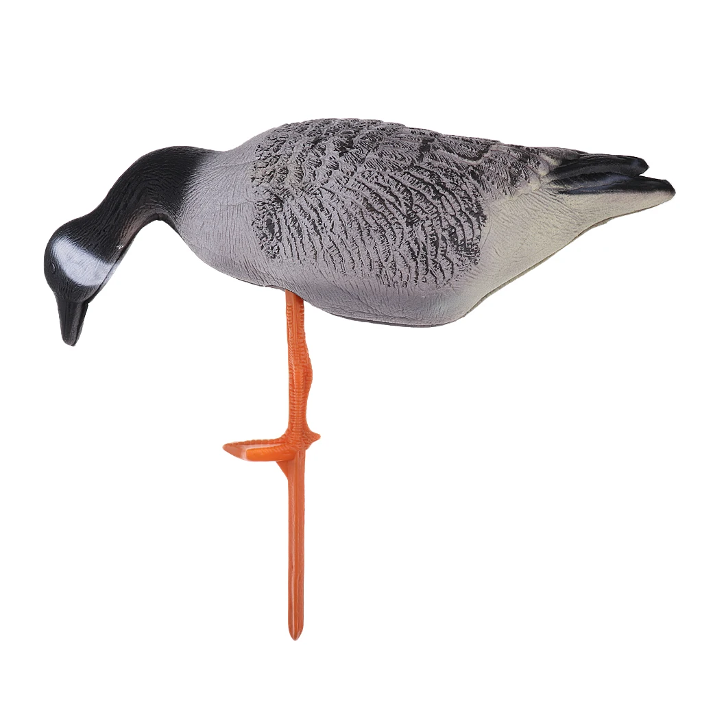 

Durable Lifelike EVA Simulation Bait Goose Hunting Decoy Lawn Ornaments Eating Goose for Camping Hunting Tactical Accessories