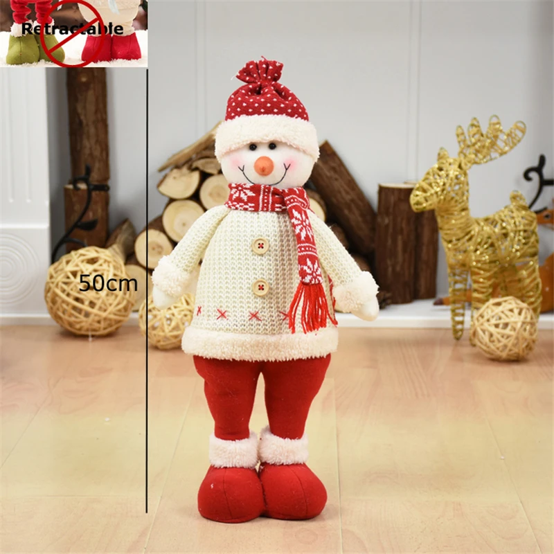 Snowman SDZS207 Фигурки Санта-Клауса, куклы, рождественские украшения для дома, рождественские украшения, рождественские украшения для сада, год - Цвет: Snowman SDZS207