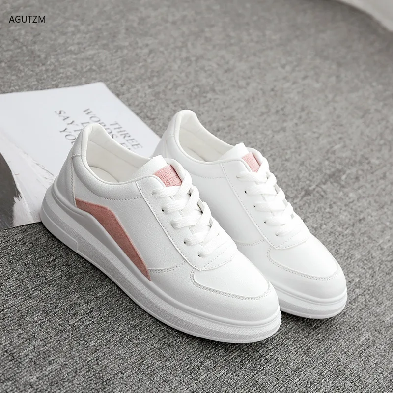 

2019 Spring fashion women Casual shoes Platform Sneakers White Shoes High Quality Platform Lace-up women running Shoes z303