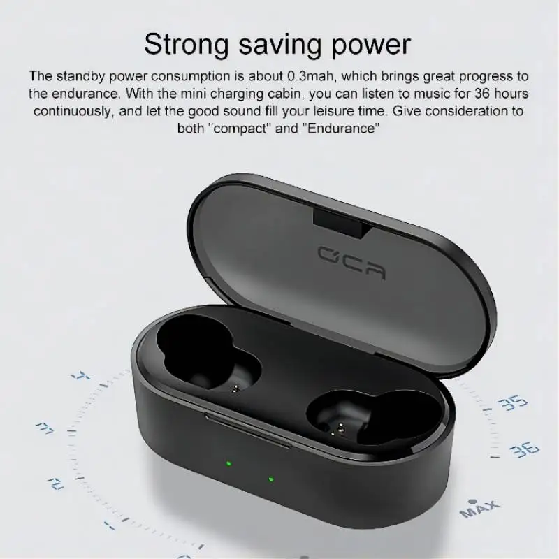 TWS-наушники Bluetooth QCY-T1C беспроводные наушники стерео гарнитура спортивные с