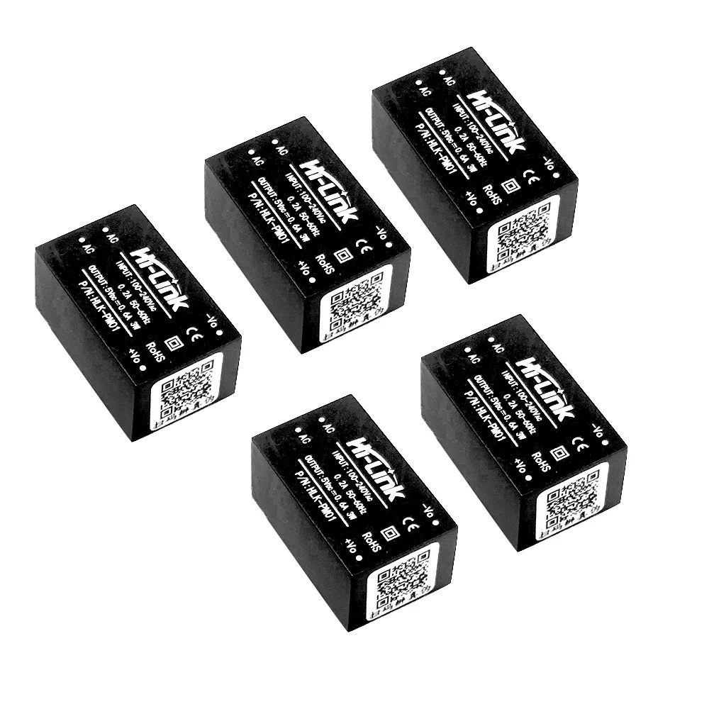 

10pcs/lot Mini Power Supply Module HLK-PM01 HLK-PM03 HLK-PM12 AC-DC 220V To 5V Intelligent Household Switch Module Power Supply