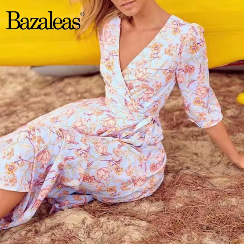 Женское светильник с запахом V-образным вырезом и полурукавом | Женская одежда