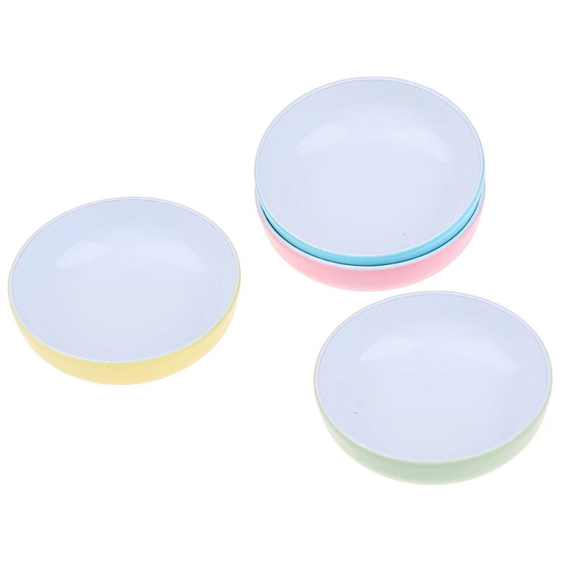 

High Quality1Pc Mini Alloy European Soup Plate Simulation Food Tray Model Toys Doll House Decoration 1/12 Doll house