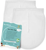 123 pack nut milk bag reusable 12 x 10 cheesecloth bags for straining almondsoy milk greek yogurt strainer cheese cloth