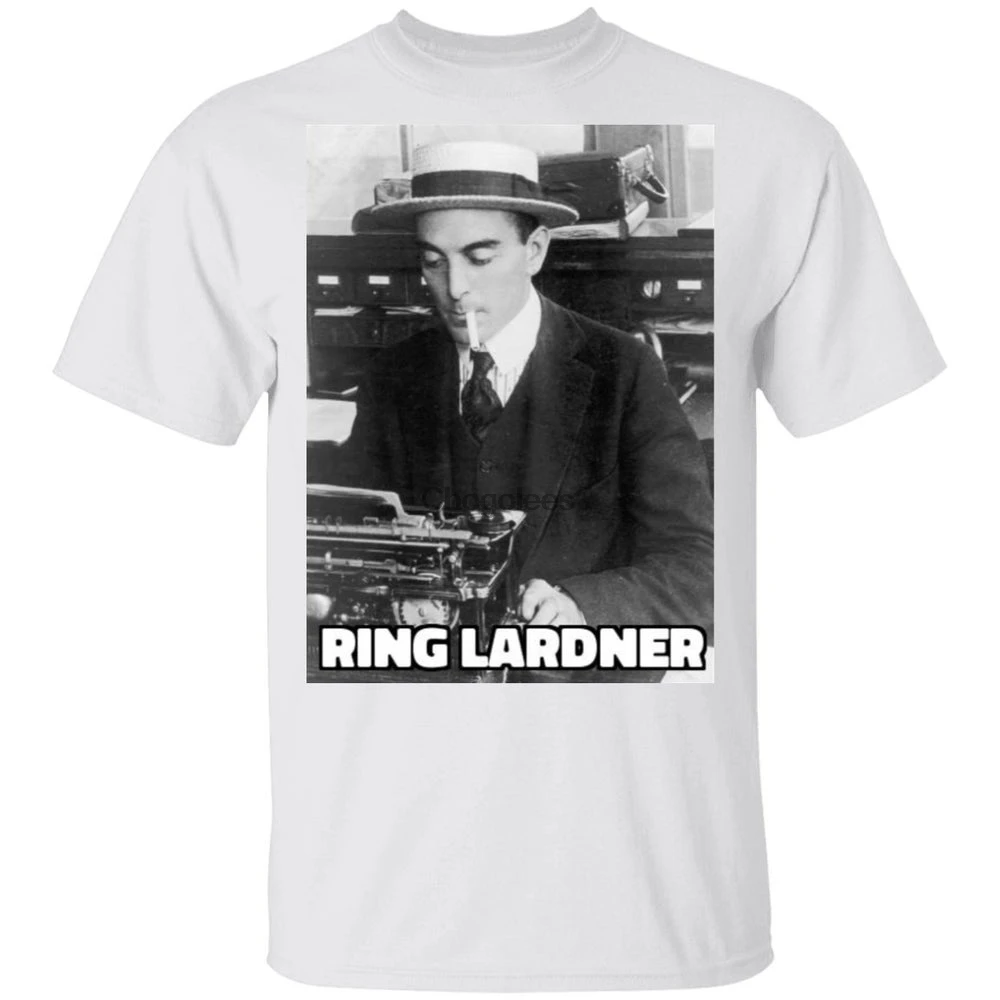 Кольцо Lardner американский писатель Спорт журналист автор G500 53 унции футболка |