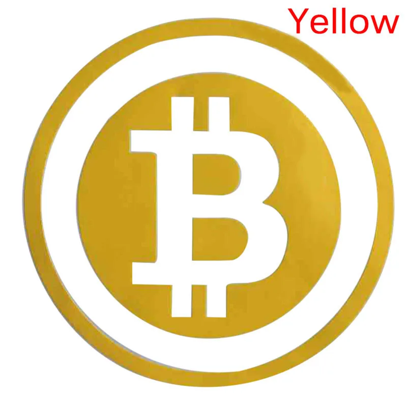 Большой Биткоин стикер автомобиля криптовалюта блокчейн Freedom Наклейка виниловая