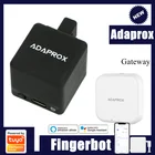 Умный беспроводной шлюз Adaprox Bridge с умным роботом Fingerbot, голосовое дистанционное управление через приложение Adaprox Home для Alexa Google Siri