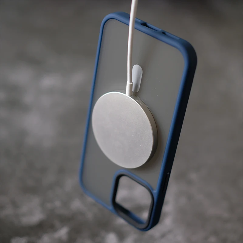 Magnetic Magsafing anti-fall bumper case For iphone 12 14 14pro 13 13Pro Max 13Mini Wireless Charger Magsafing Magnet cover