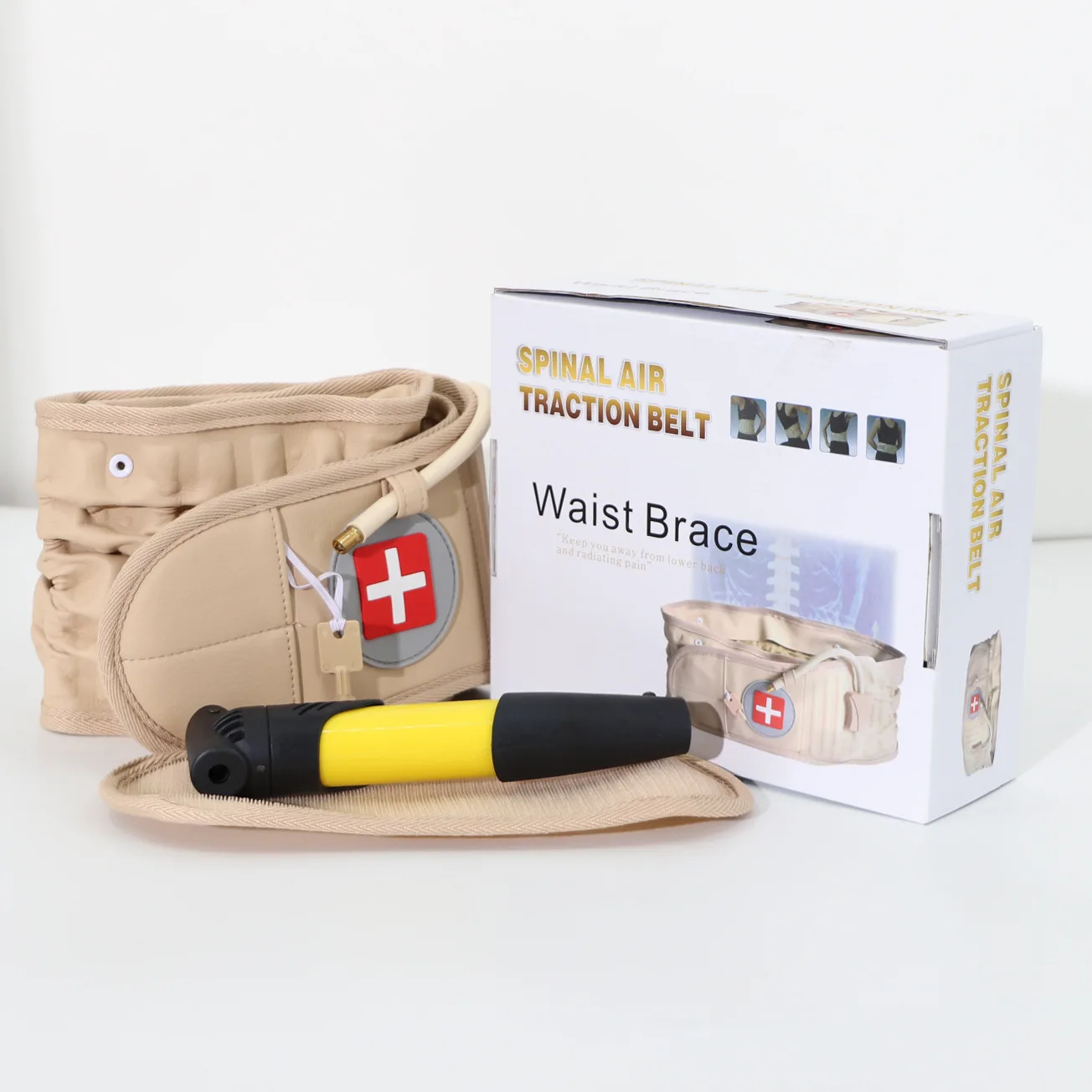 Ремень надувной для поясничного трактора фиксированное давление воздуха