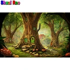 Фэнтези сказочный лес 5d DIY алмазная живопись мозаика полное сверло мультфильм волшебное дерево искусственное дерево декор детской комнаты