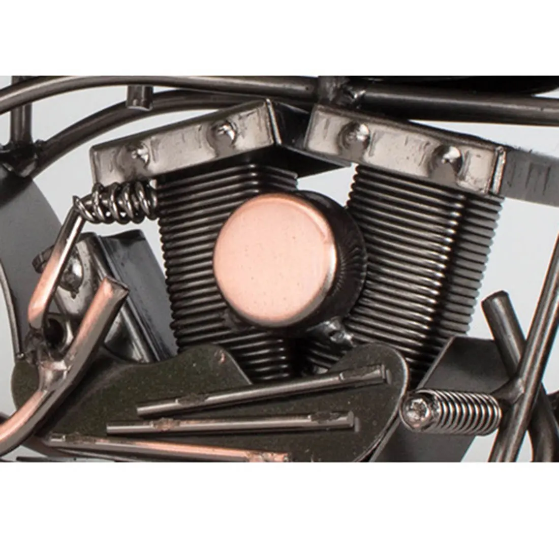 

3D Creative Antique Wrought Iron Motorcycle Model Handicraft Articles Home Decor Ornaments Miniature Models Decoration Crafts