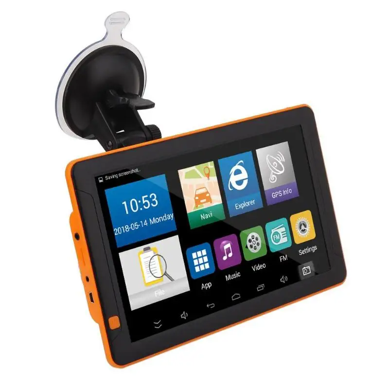 9" 9 дюймов Автомобильный gps навигатор Bluetooth WiFi Android FM ночное видение AV IN 512 М+ 16 г Nav грузовик gps навигаторы автомобильный автомобиль gps - Размер экрана, дюймов: 9"