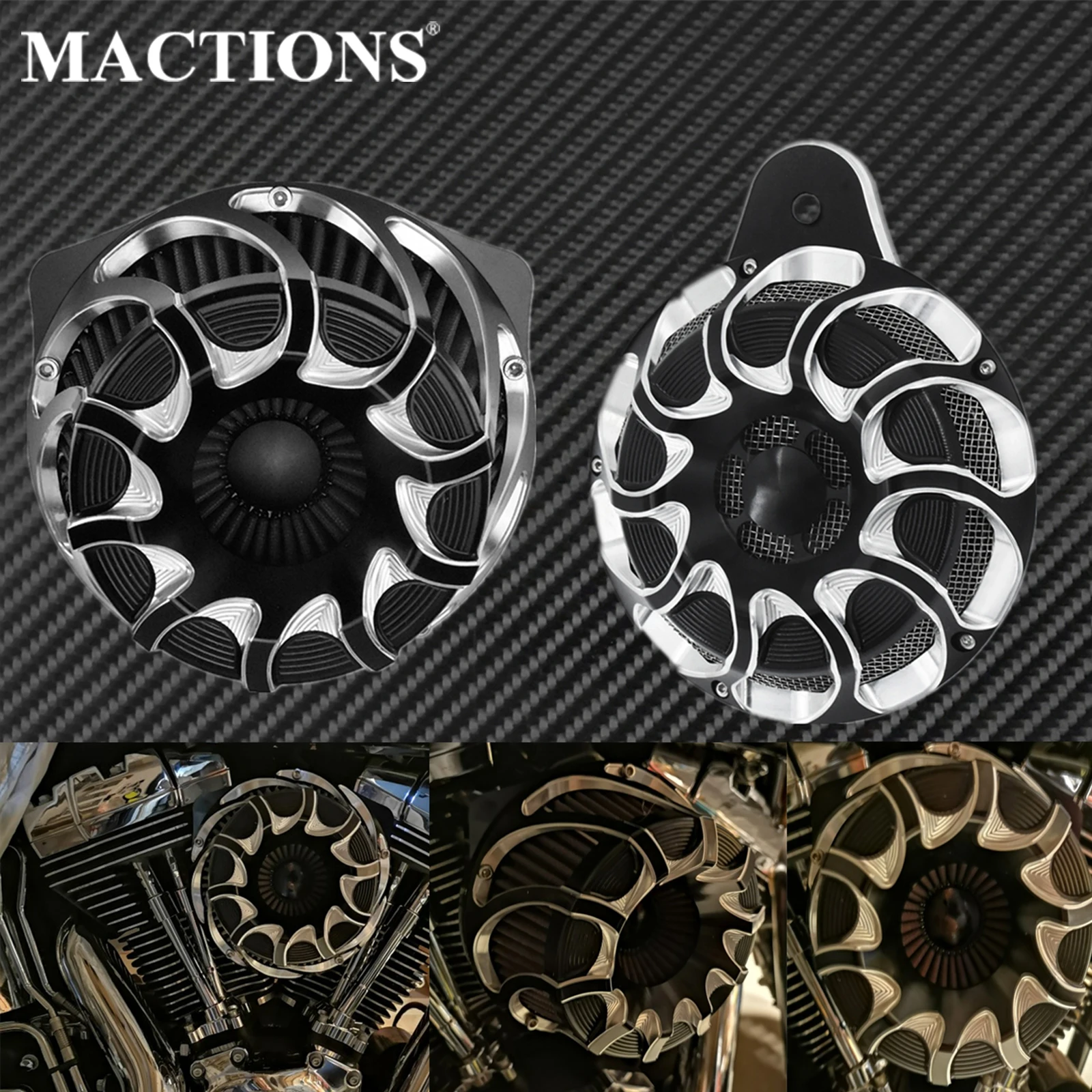 

Мотоцикл воздушный фильтр очиститель Впускной фильтр + Роговая крышка рога в сборе громкоговоритель для Harley Touring Street Electra Glide 17-Up