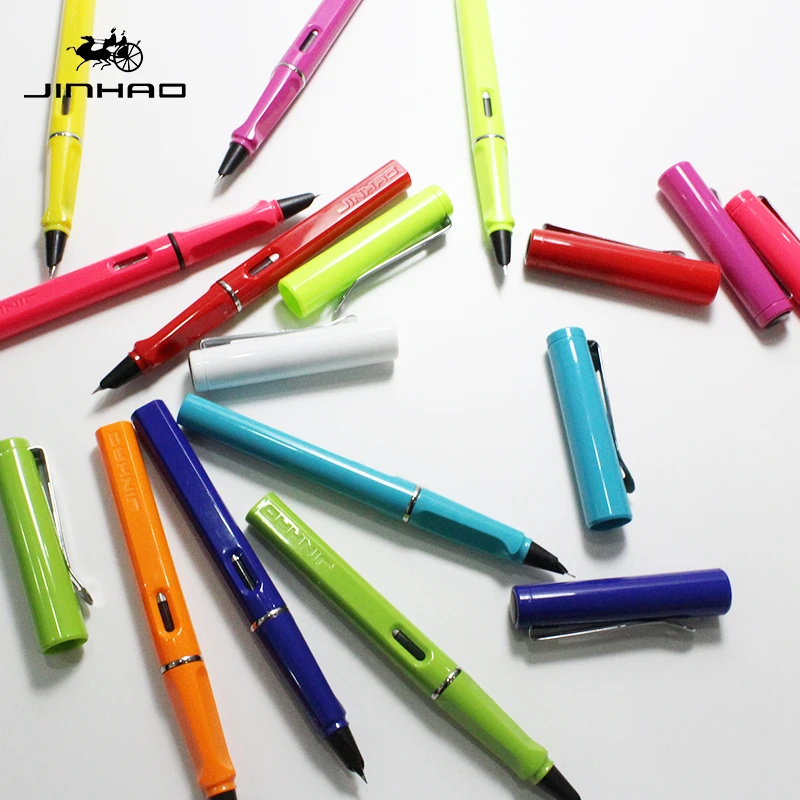 Jinhao 599A Высококачественная пластиковая перьевая ручка 0 38 мм дополнительный