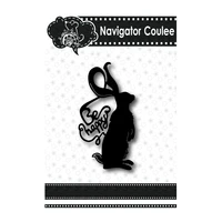 easter bunny card metal cutting mold cutting decoration died to scrapbook craft cutting creative embossing new arrival 2021