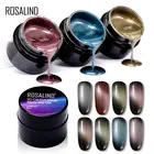 Гель-лак для ногтей ROSALIND 5D кошачий глаз полуперманентный Гибридный Магнитный снимаемый отмачиванием Светодиодный УФ-гель для дизайна ногтей