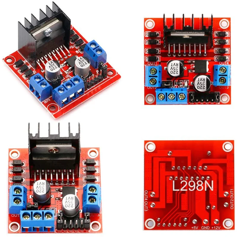 

DC Motor Drive Module Reversing PWM Speed Dual H Bridge Stepper Motor Mini Victory L298N