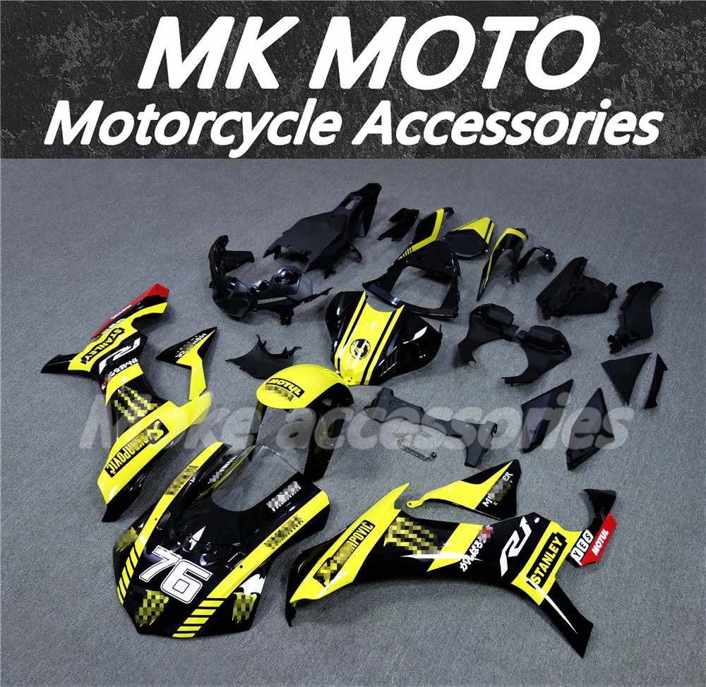 

Motorcycle Fairings Kit Fit For Yzf R1 2015 2016 2017 2018 2019 Bodywork Set High Quality Abs Injection Yellow Black