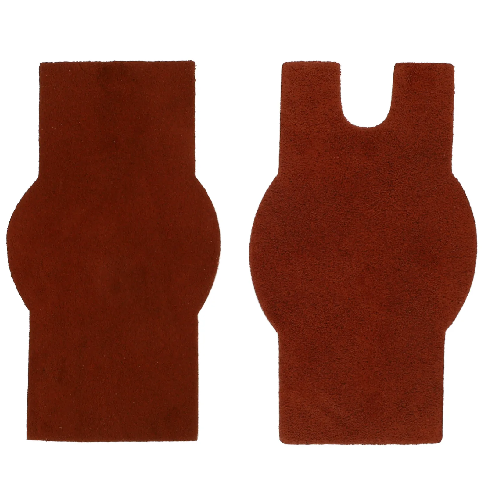 2 шт. прочные нескользящие коврики из воловьей кожи и противоскользящие наклейки