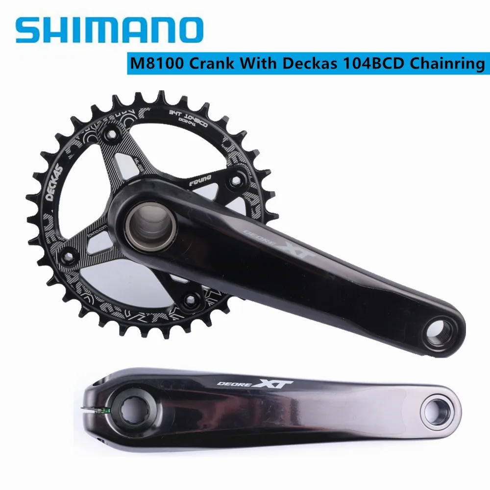 

Звездочка с адаптером Shimano SLX M7100 XT M8100 170 мм 175 мм