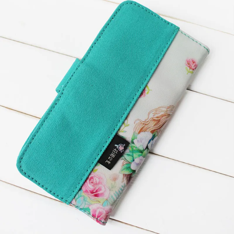 

Rose girl bag lady's long purse spring bag Fashion Art Beauty Bag Purse woman