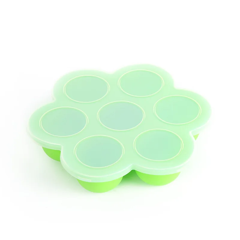 

Food Grade Silicone Seven-hole Cake Mold Resistant To High Temperature Ice Hockey Mold Dry Baking Mold