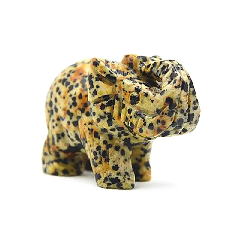 

Пятнистый камень, слон, кварцевые кристаллы, ручная работа, резные натуральные минералы, драгоценные камни, восстанавливающий Фен-шуй Декор