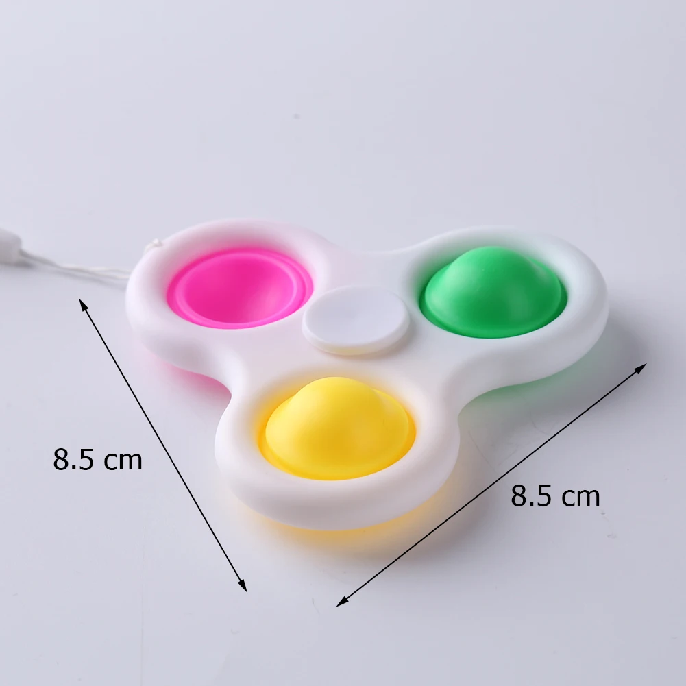 

Push Bubble Baby Toys Anti Stress Keychain Autism Needs Squishy Sensory Relaxing Toy