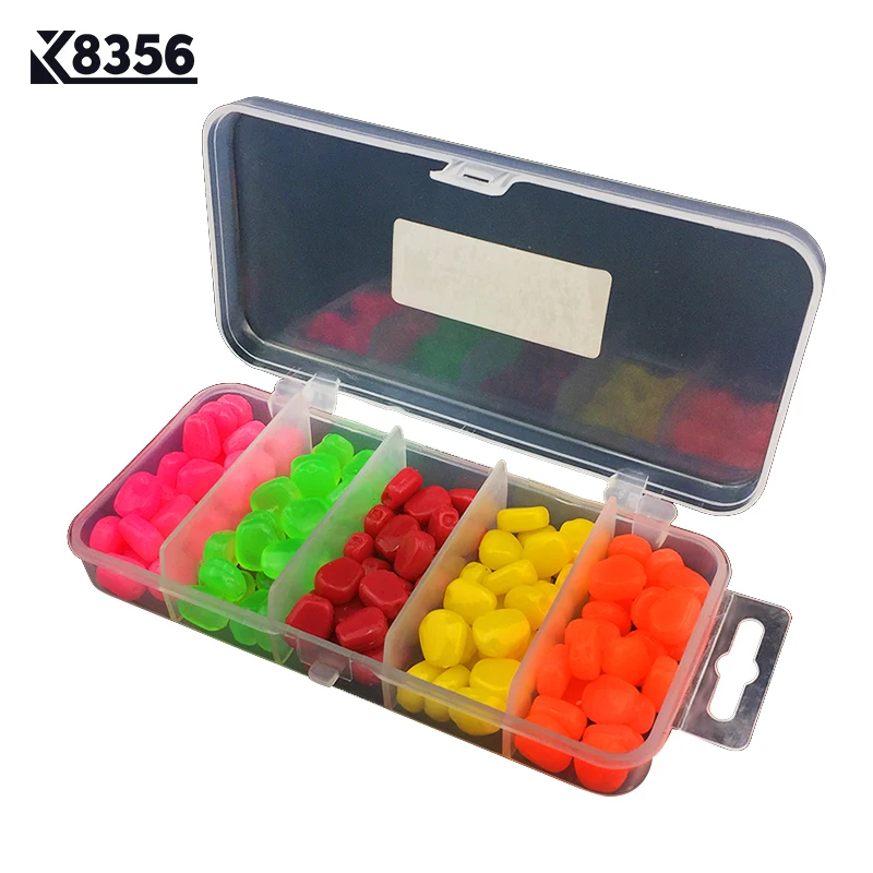 K8356 ПВХ имитация кукурузы набор рыболовные приманки мягкие запах Искусственный